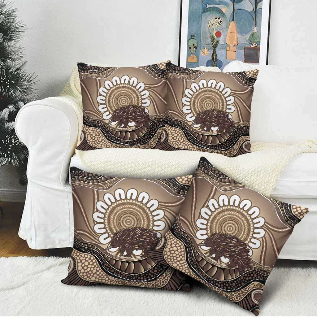 Indigenous Echidna Australia Pillow Cover Australian Aboriginal Art Proud