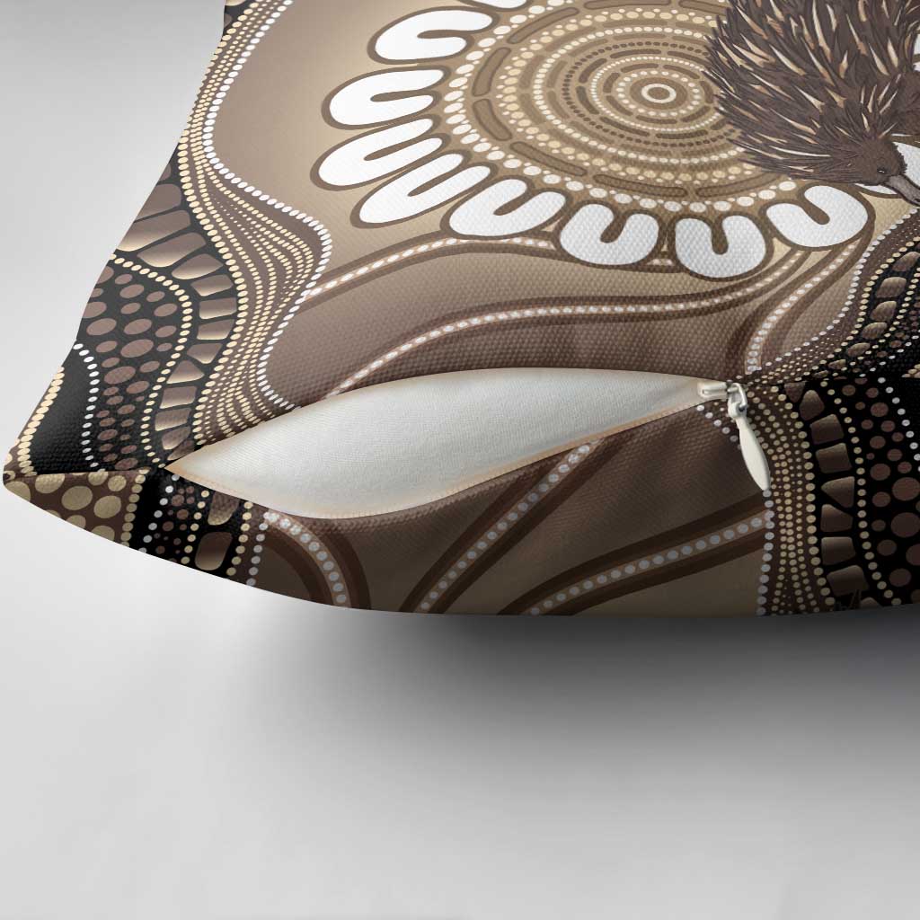 Indigenous Echidna Australia Pillow Cover Australian Aboriginal Art Proud