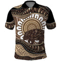 Indigenous Echidna Australia Polo Shirt Australian Aboriginal Art Proud
