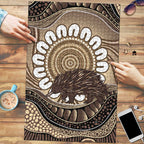 Indigenous Echidna Australia Puzzle Australian Aboriginal Art Proud