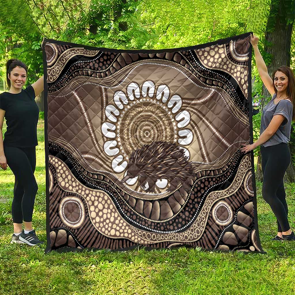 Indigenous Echidna Australia Quilt Australian Aboriginal Art Proud