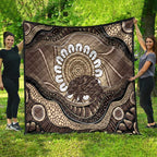 Indigenous Echidna Australia Quilt Australian Aboriginal Art Proud