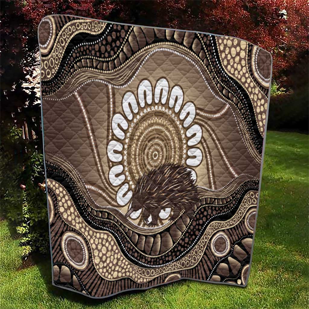 Indigenous Echidna Australia Quilt Australian Aboriginal Art Proud