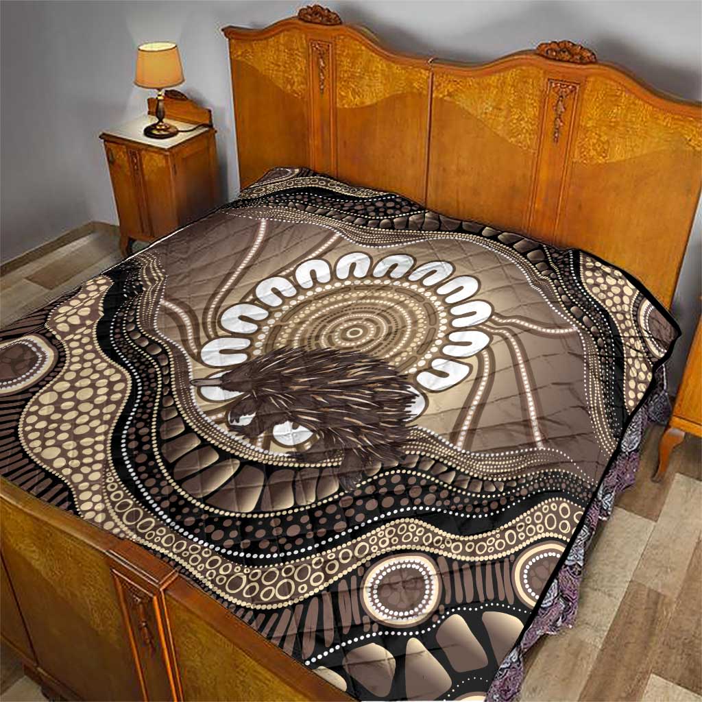 Indigenous Echidna Australia Quilt Australian Aboriginal Art Proud