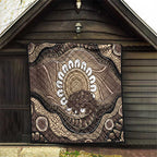 Indigenous Echidna Australia Quilt Australian Aboriginal Art Proud