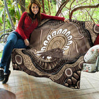 Indigenous Echidna Australia Quilt Australian Aboriginal Art Proud