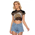 Indigenous Echidna Australia Raglan Cropped T Shirt Australian Aboriginal Art Proud