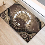 Indigenous Echidna Australia Rubber Doormat Australian Aboriginal Art Proud