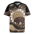Indigenous Echidna Australia Rugby Jersey Australian Aboriginal Art Proud