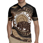 Indigenous Echidna Australia Rugby Jersey Australian Aboriginal Art Proud