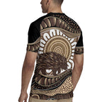 Indigenous Echidna Australia Rugby Jersey Australian Aboriginal Art Proud