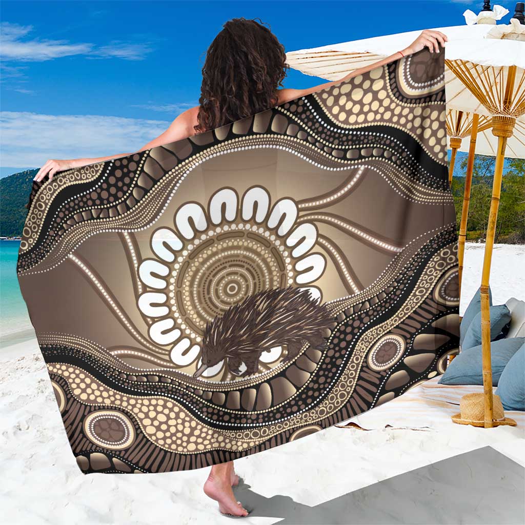 Indigenous Echidna Australia Sarong Australian Aboriginal Art Proud