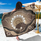 Indigenous Echidna Australia Sarong Australian Aboriginal Art Proud