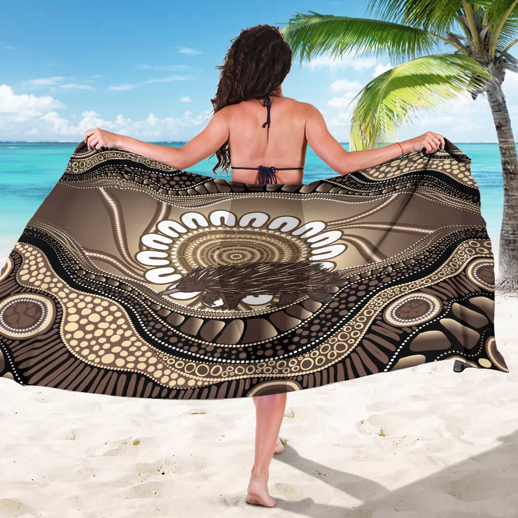 Indigenous Echidna Australia Sarong Australian Aboriginal Art Proud