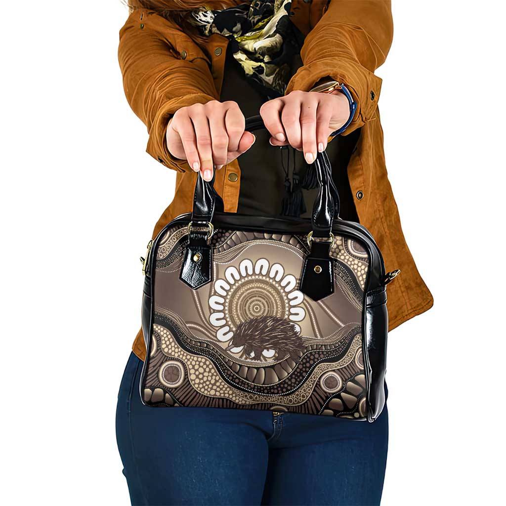 Indigenous Echidna Australia Shoulder Handbag Australian Aboriginal Art Proud