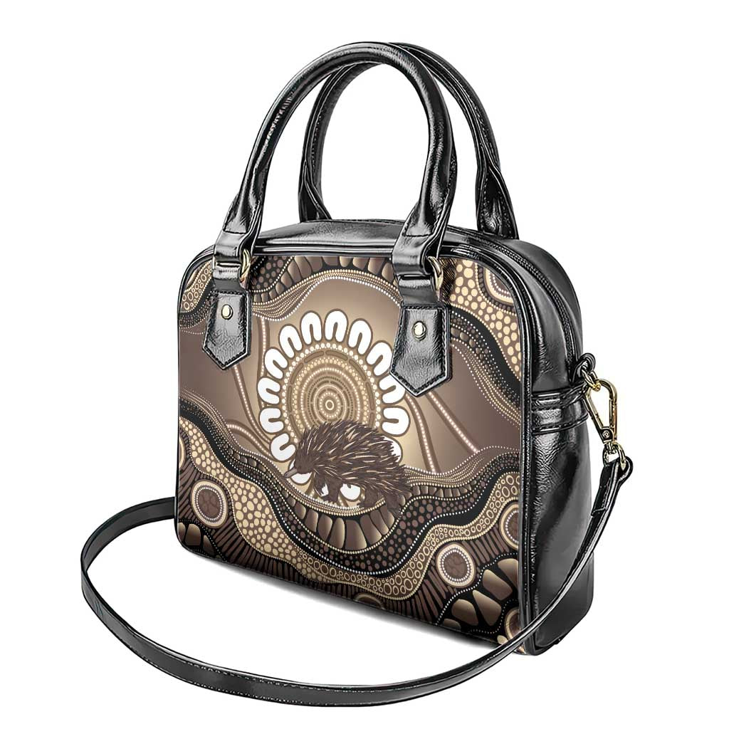 Indigenous Echidna Australia Shoulder Handbag Australian Aboriginal Art Proud