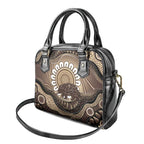 Indigenous Echidna Australia Shoulder Handbag Australian Aboriginal Art Proud