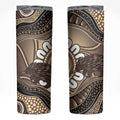 Indigenous Echidna Australia Skinny Tumbler Australian Aboriginal Art Proud