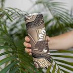 Indigenous Echidna Australia Skinny Tumbler Australian Aboriginal Art Proud