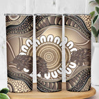 Indigenous Echidna Australia Skinny Tumbler Australian Aboriginal Art Proud