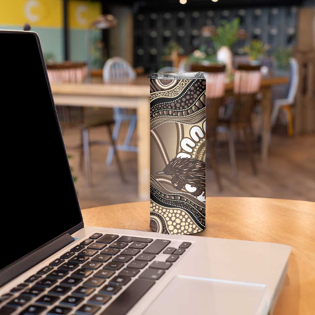 Indigenous Echidna Australia Skinny Tumbler Australian Aboriginal Art Proud