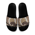 Indigenous Echidna Australia Slide Sandals Australian Aboriginal Art Proud