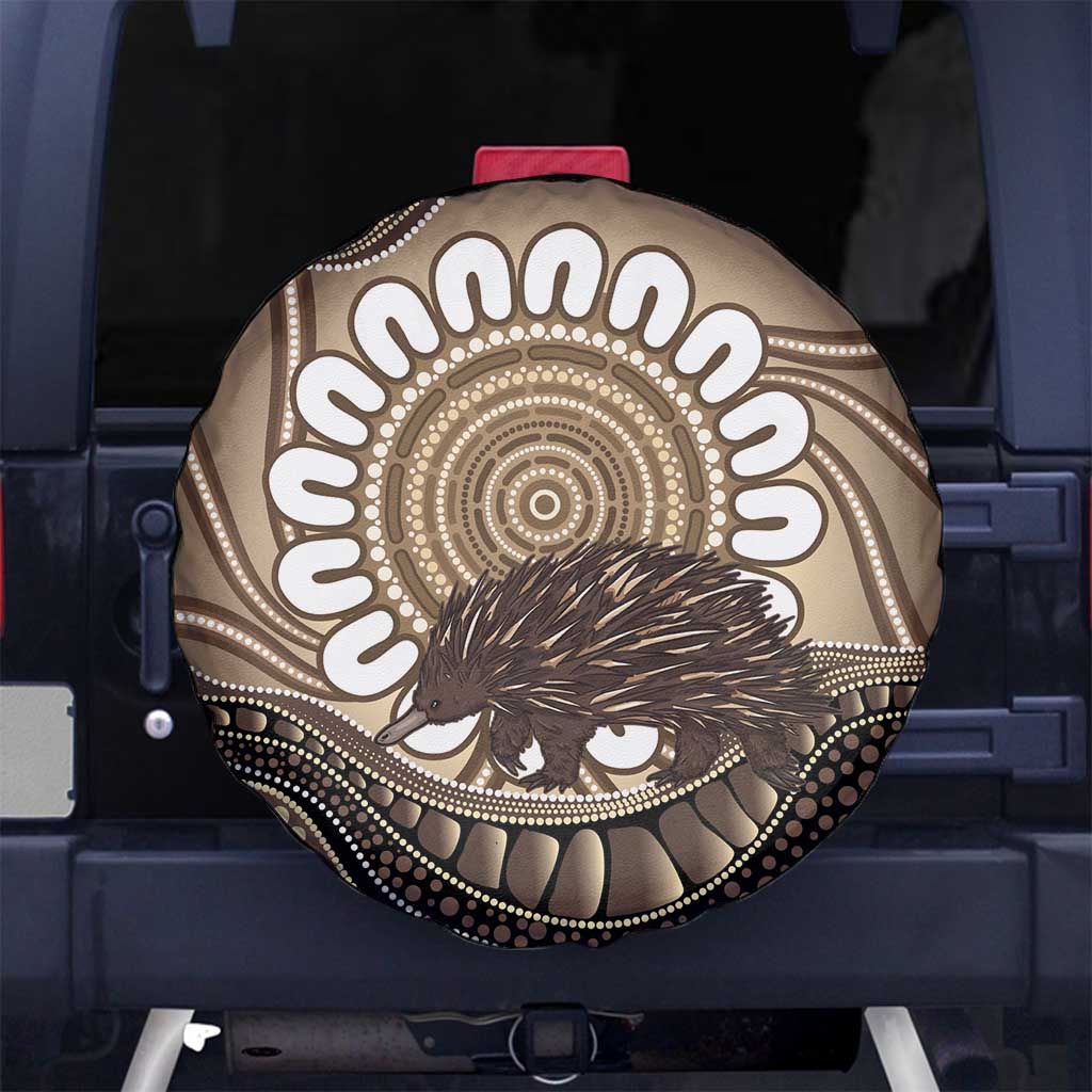 Indigenous Echidna Australia Spare Tire Cover Australian Aboriginal Art Proud