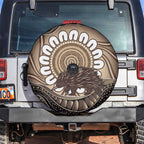 Indigenous Echidna Australia Spare Tire Cover Australian Aboriginal Art Proud