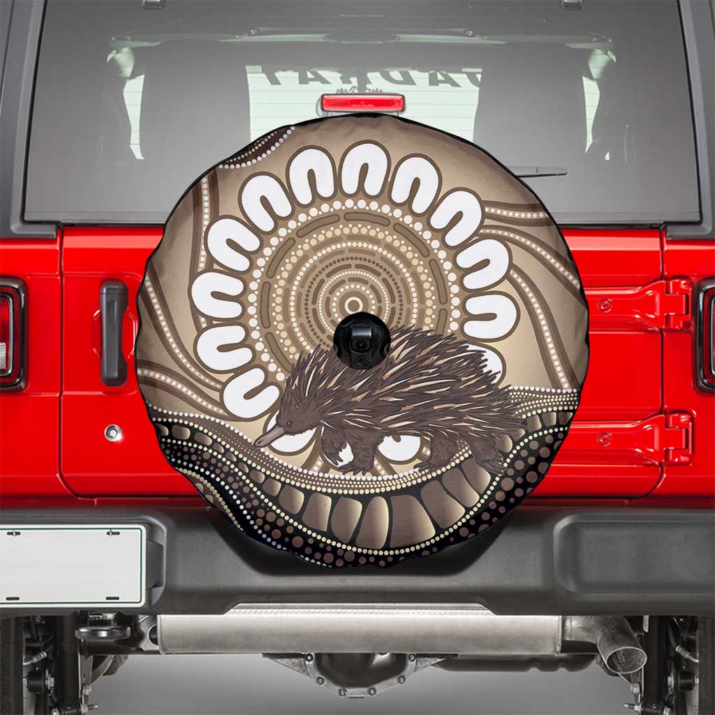Indigenous Echidna Australia Spare Tire Cover Australian Aboriginal Art Proud