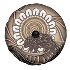 Indigenous Echidna Australia Spare Tire Cover Australian Aboriginal Art Proud