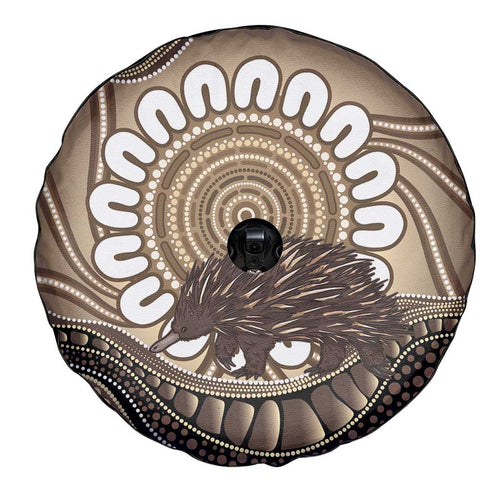 Indigenous Echidna Australia Spare Tire Cover Australian Aboriginal Art Proud
