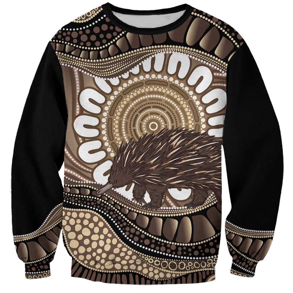 Indigenous Echidna Australia Sweatshirt Australian Aboriginal Art Proud
