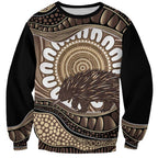 Indigenous Echidna Australia Sweatshirt Australian Aboriginal Art Proud