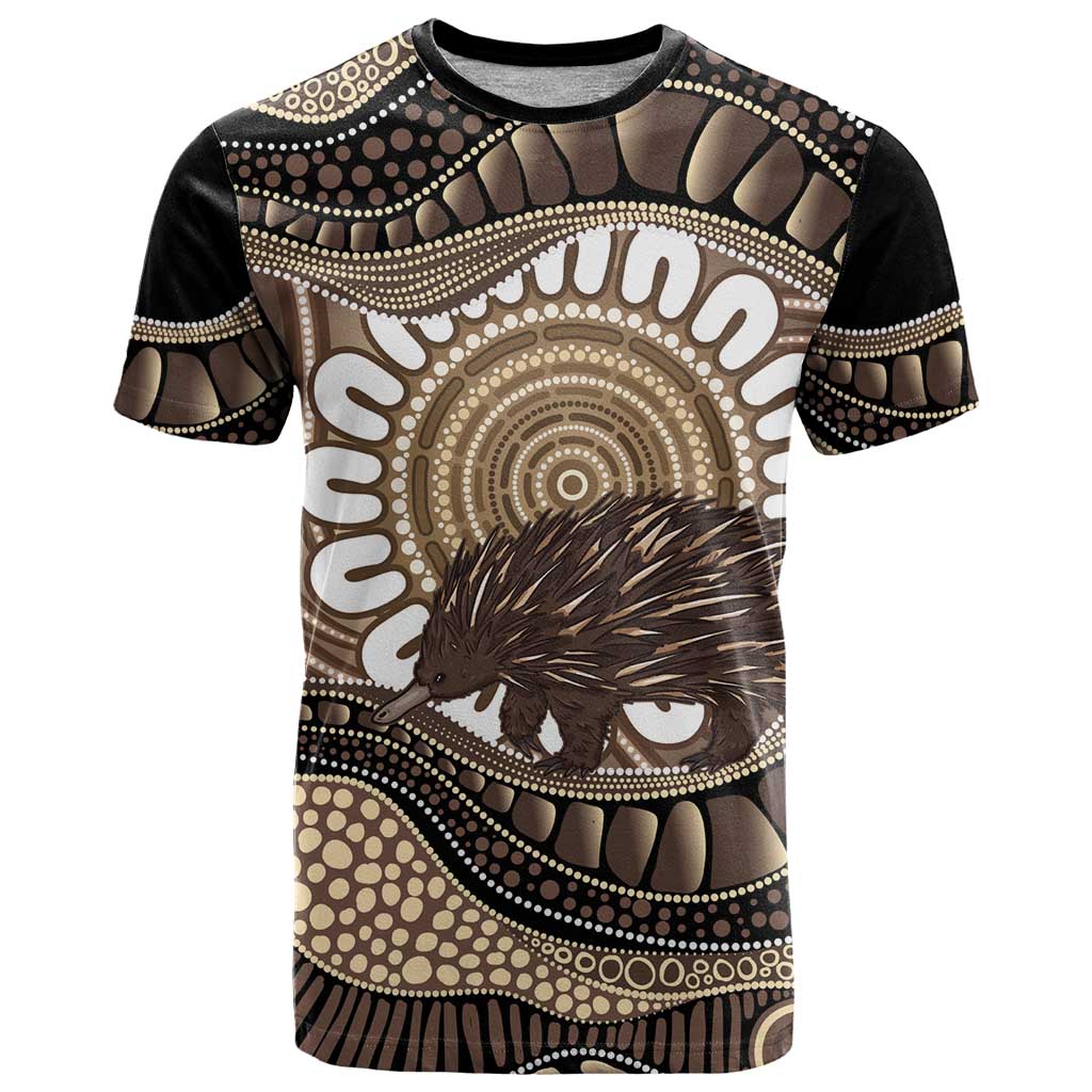 Indigenous Echidna Australia T Shirt Australian Aboriginal Art Proud