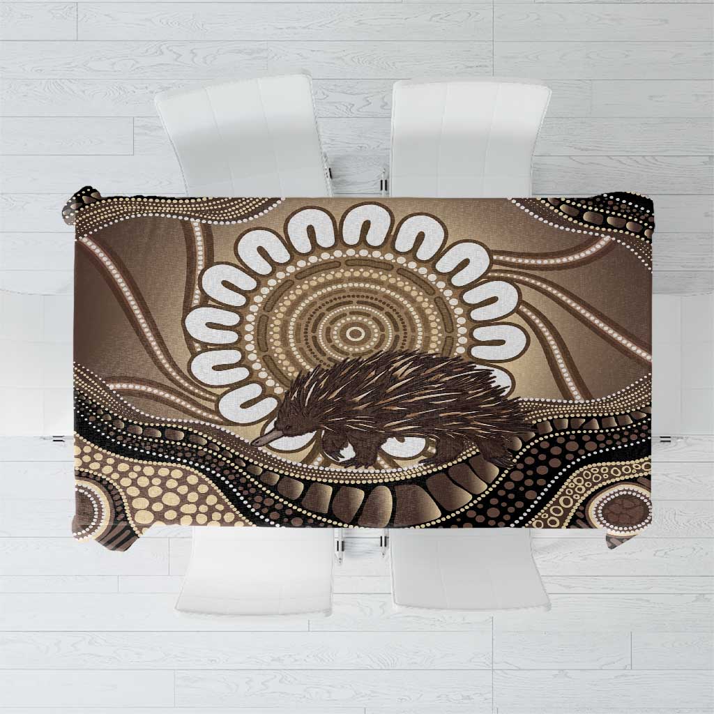 Indigenous Echidna Australia Tablecloth Australian Aboriginal Art Proud