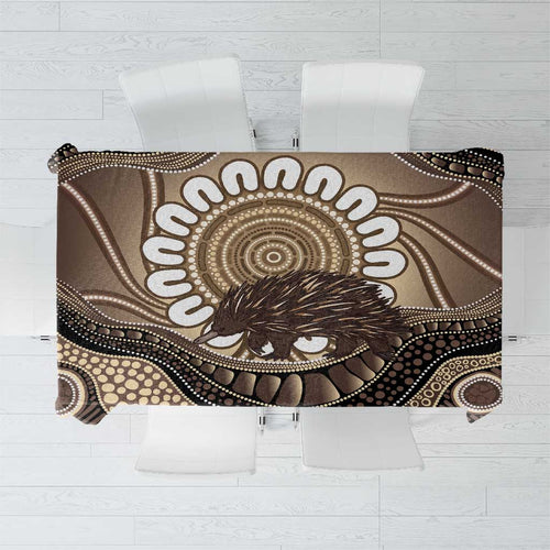 Indigenous Echidna Australia Tablecloth Australian Aboriginal Art Proud