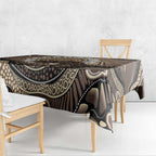 Indigenous Echidna Australia Tablecloth Australian Aboriginal Art Proud
