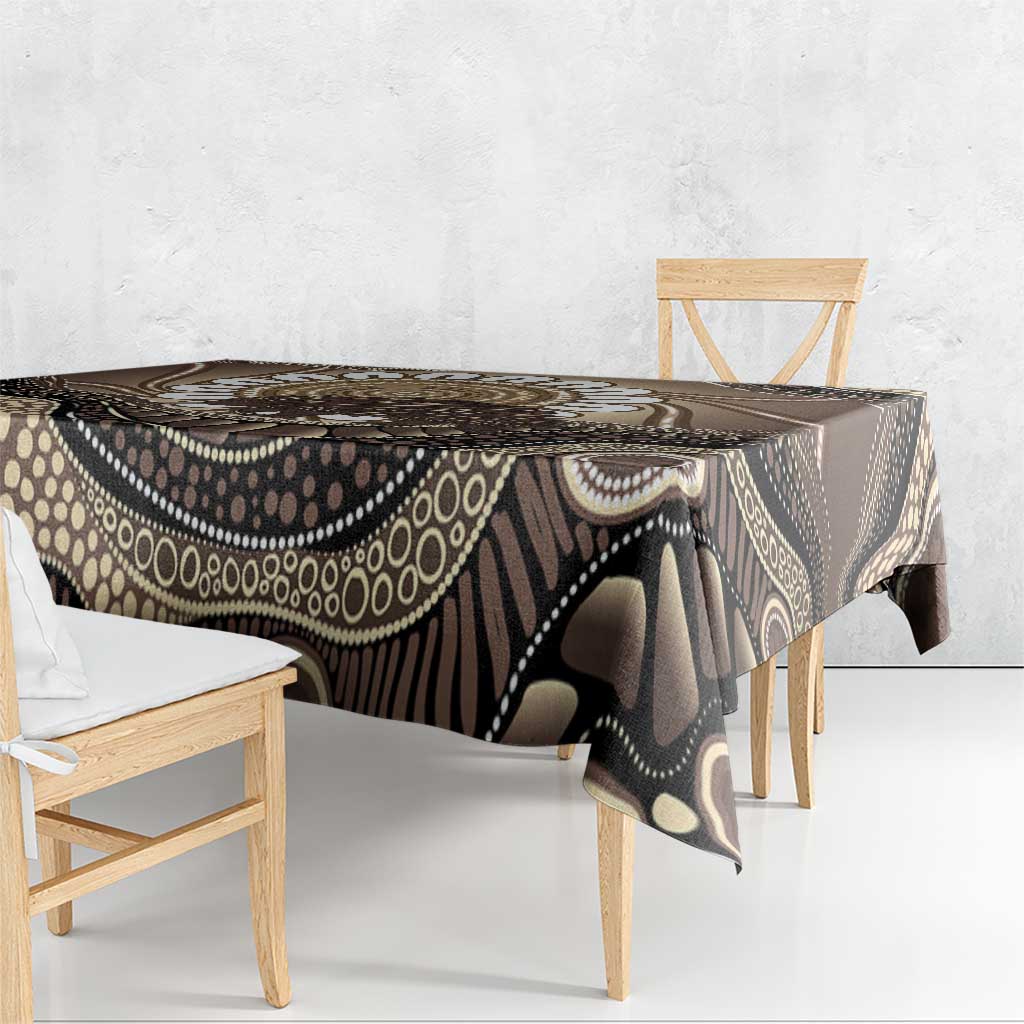Indigenous Echidna Australia Tablecloth Australian Aboriginal Art Proud