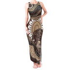 Indigenous Echidna Australia Tank Maxi Dress Australian Aboriginal Art Proud