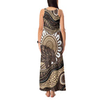 Indigenous Echidna Australia Tank Maxi Dress Australian Aboriginal Art Proud