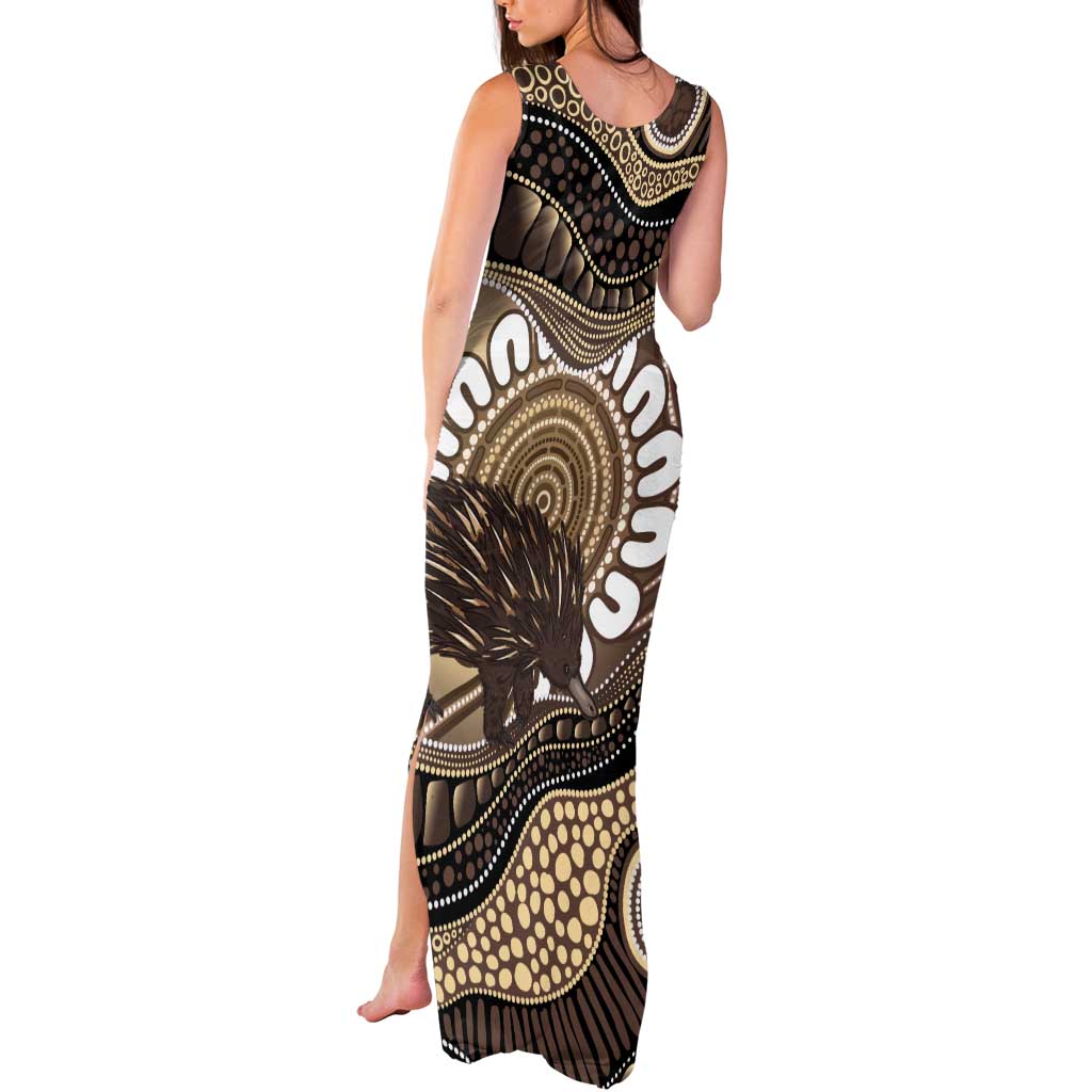 Indigenous Echidna Australia Tank Maxi Dress Australian Aboriginal Art Proud