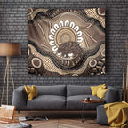 Indigenous Echidna Australia Tapestry Australian Aboriginal Art Proud