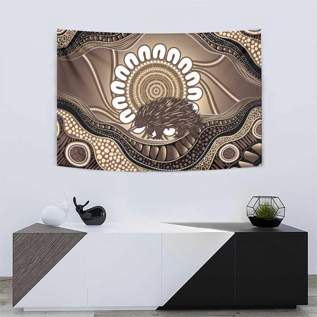 Indigenous Echidna Australia Tapestry Australian Aboriginal Art Proud