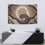 Indigenous Echidna Australia Tapestry Australian Aboriginal Art Proud