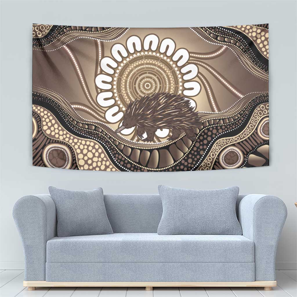 Indigenous Echidna Australia Tapestry Australian Aboriginal Art Proud