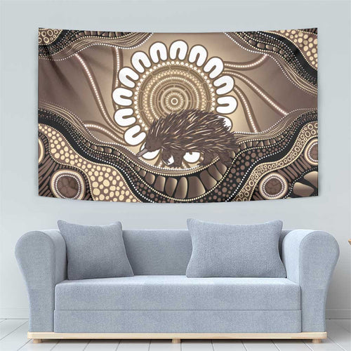 Indigenous Echidna Australia Tapestry Australian Aboriginal Art Proud