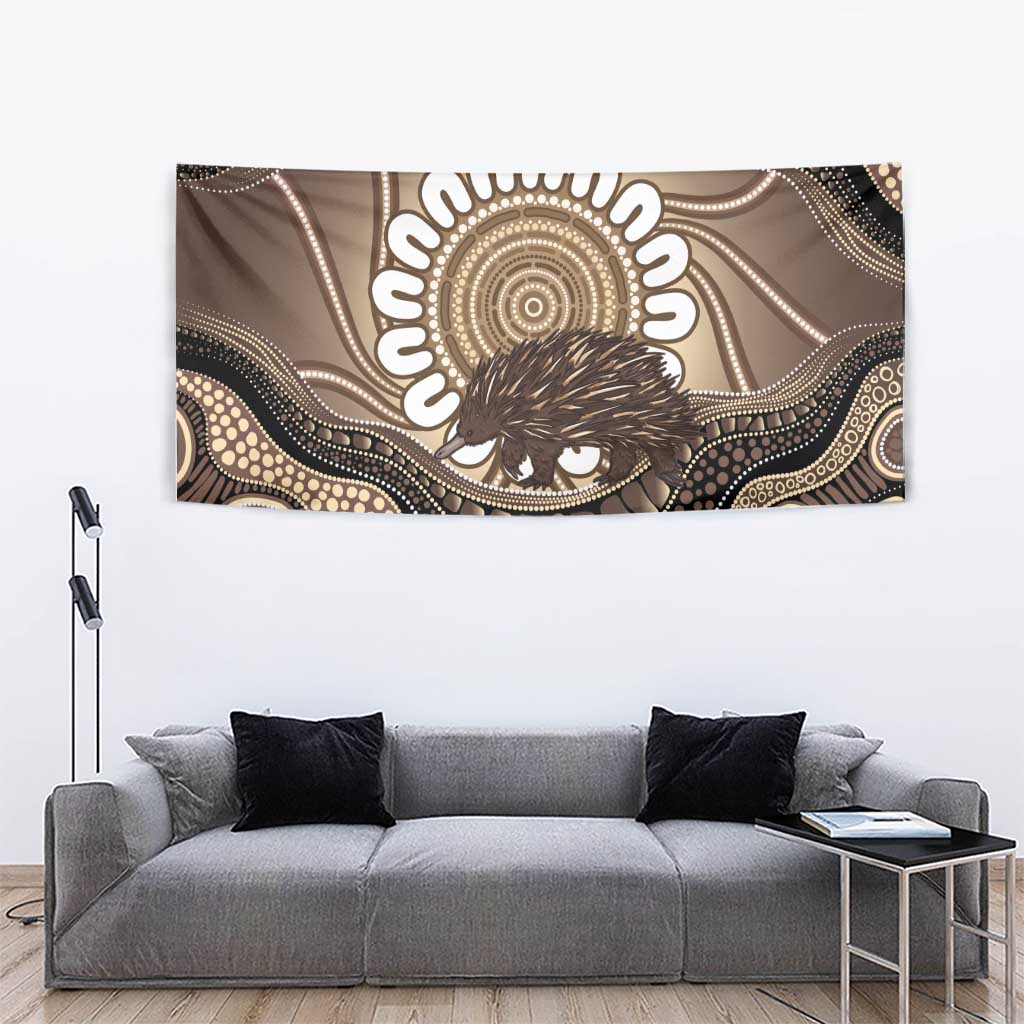 Indigenous Echidna Australia Tapestry Australian Aboriginal Art Proud