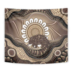 Indigenous Echidna Australia Tapestry Australian Aboriginal Art Proud