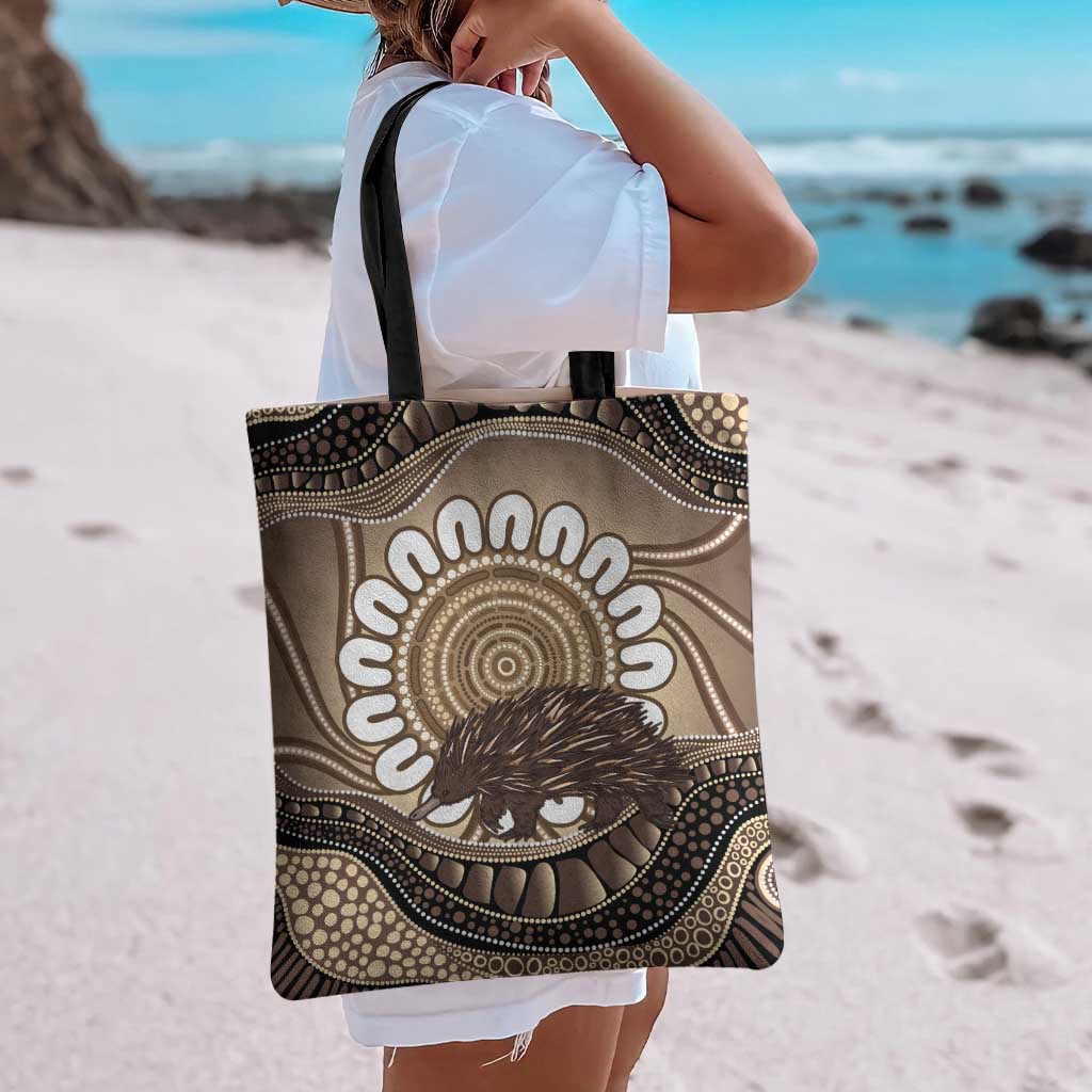 Indigenous Echidna Australia Tote Bag Australian Aboriginal Art Proud