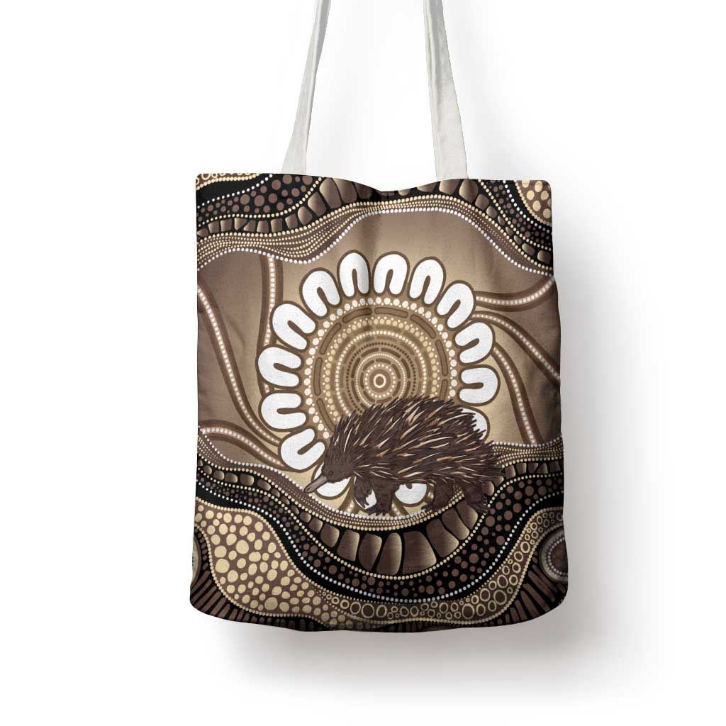 Indigenous Echidna Australia Tote Bag Australian Aboriginal Art Proud